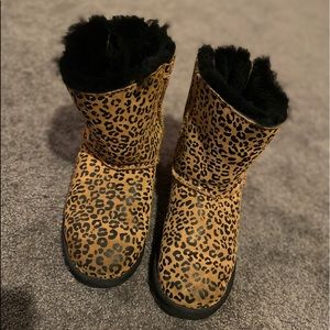 Girl’s Cheetah Print Ugg Boots
